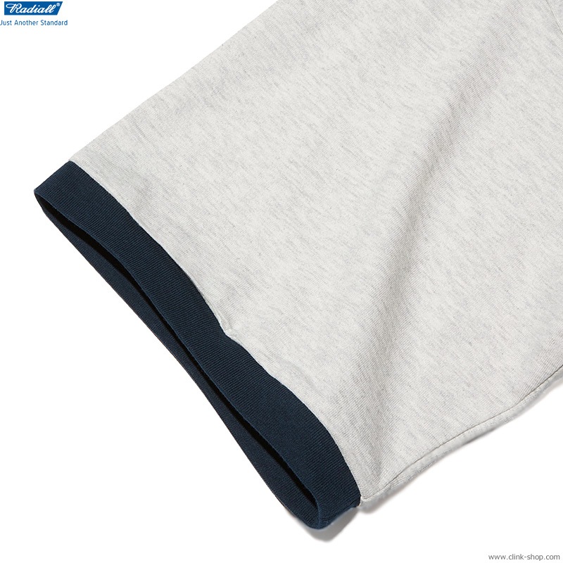 RADIALL BEER - CREW NECK T-SHIRT S/S (OATMEAL) [RAD-22SS-TEE008]