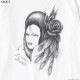 CLUCT L/S TEE BEAUTIFUL WOMAN (WHITE) #03041