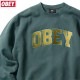 OBEY CREW NECK FLEECE "OBEY SPORTS CREW" (ALPINE)