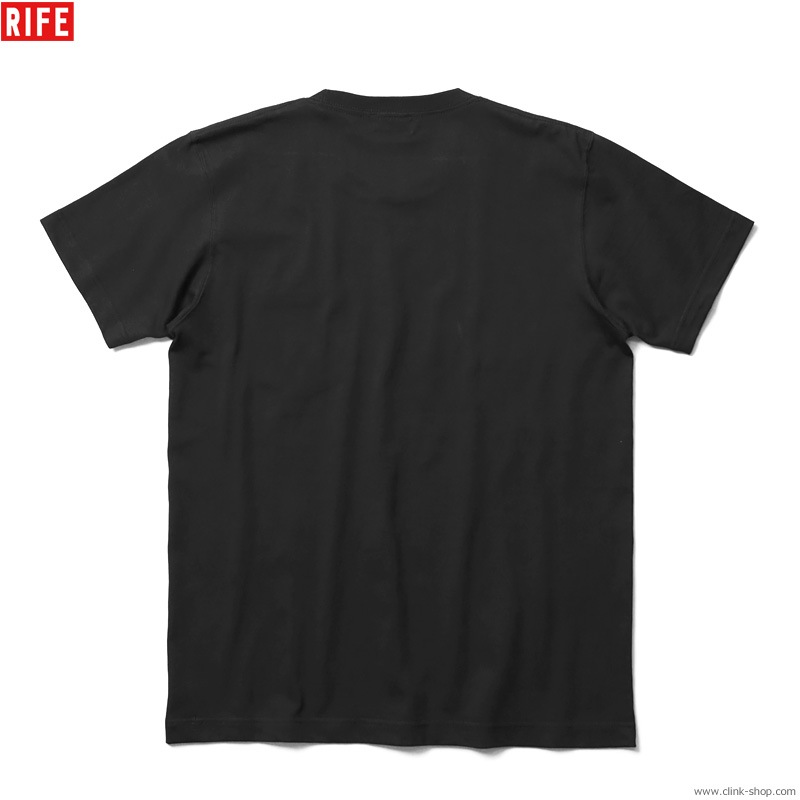 RIFE HEAVYWEIGHT POCKET TEE (BLACK)