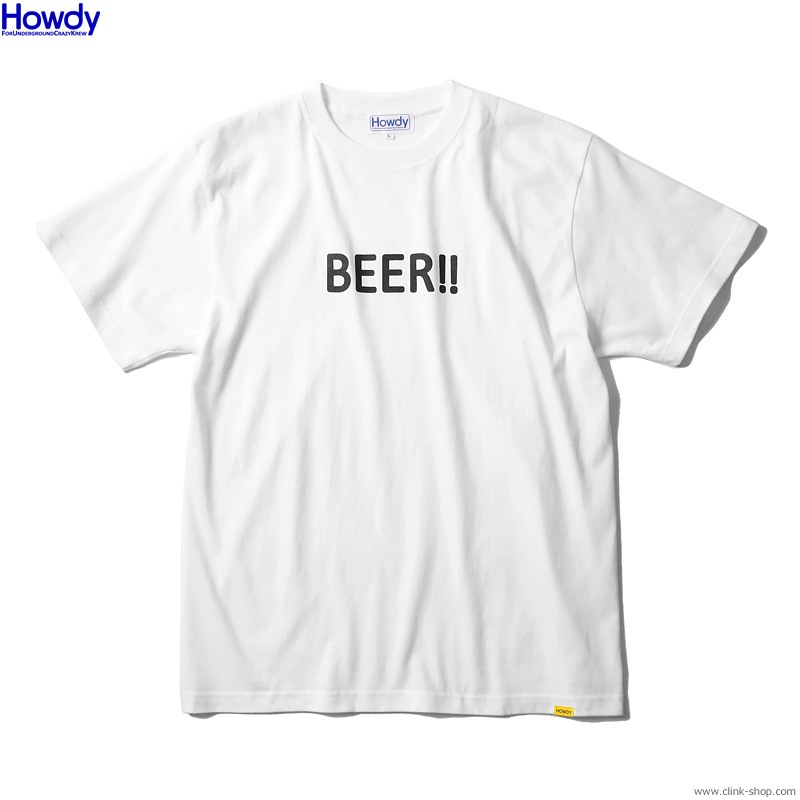 Howdy BEER T (WHITE) [HWD2201-TE01]
