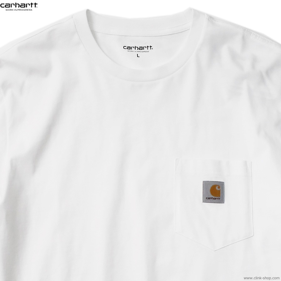 CARHARTT WIP L/S POCKET T-SHIRT (WHITE)