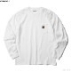 CARHARTT WIP L/S POCKET T-SHIRT (WHITE)