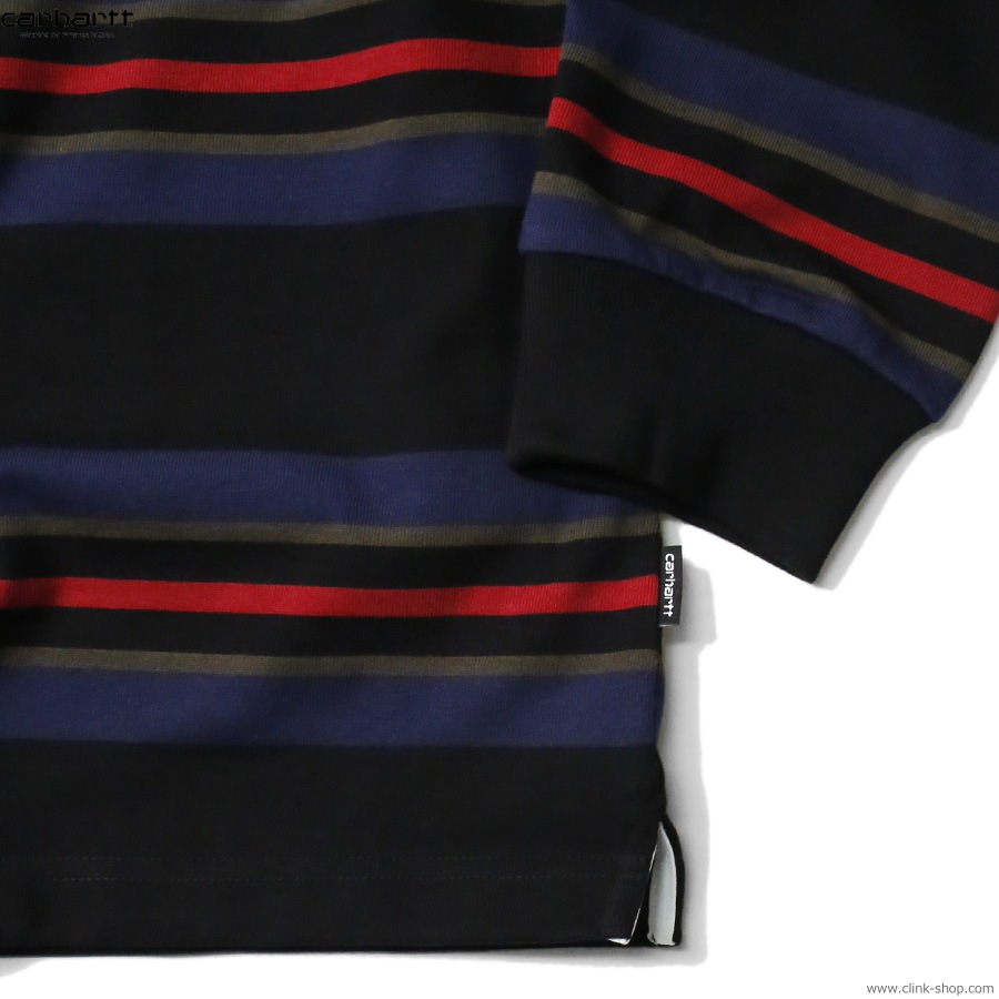 CLINK｜CARHARTT WIP L/S OREGON RUGBY SHIRT (BLACK)｜東京・吉祥寺
