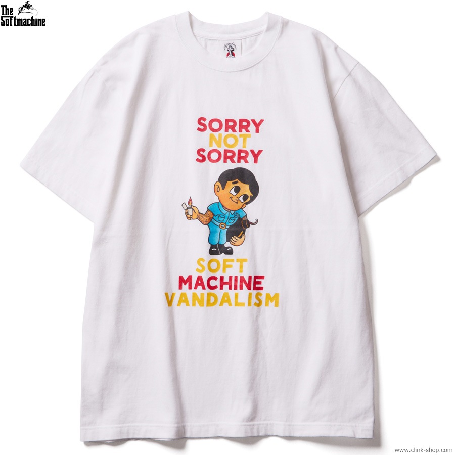 SALE 20��OFF SOFTMACHINE SORRY-T (WHITE)