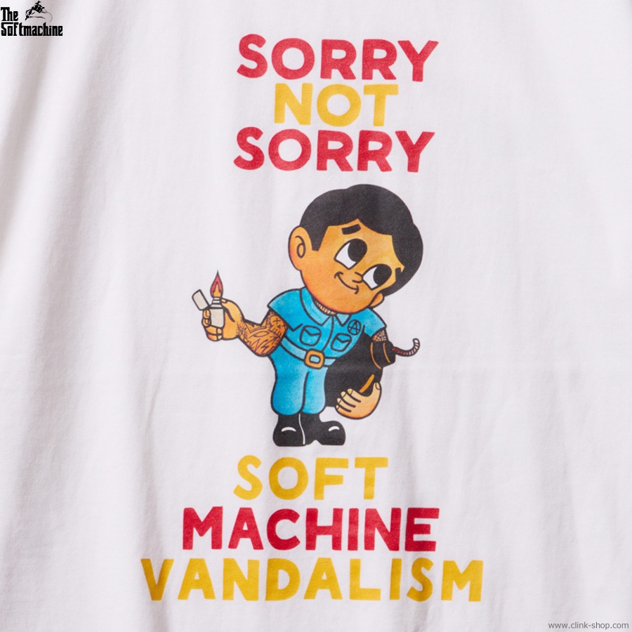 SALE 20��OFF SOFTMACHINE SORRY-T (WHITE)