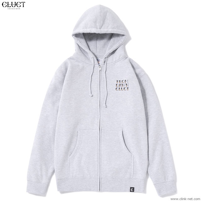 CLUCT ZIP SWEAT THREE ROSES (H.GRAY) #03045