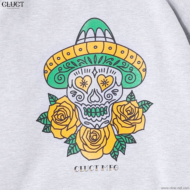CLUCT ZIP SWEAT THREE ROSES (H.GRAY) #03045
