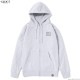 CLUCT ZIP SWEAT THREE ROSES (H.GRAY) #03045