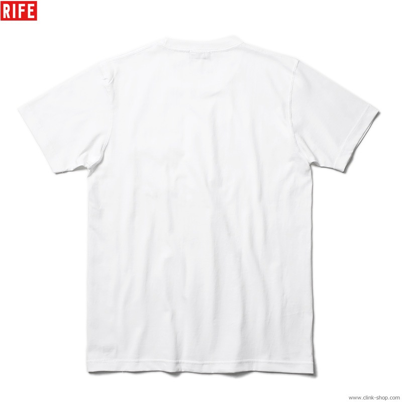 RIFE HEAVYWEIGHT POCKET TEE (WHITE)