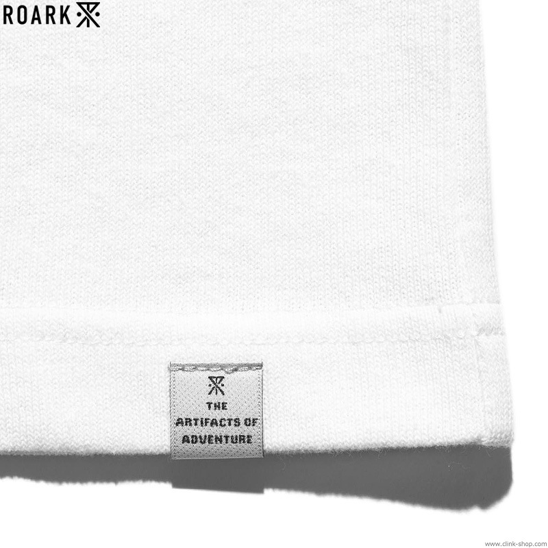 ROARK "LOGO" FOOTBALL TEE (WHITE��BLACK)