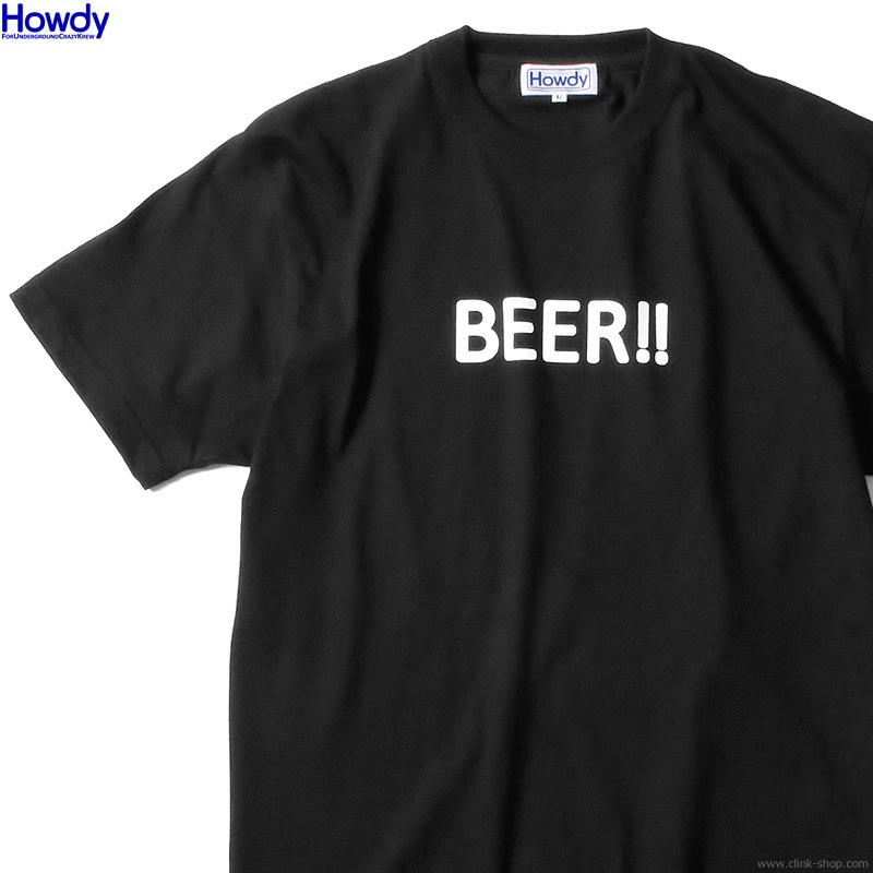 Howdy BEER T (BLACK) [HWD2201-TE01]