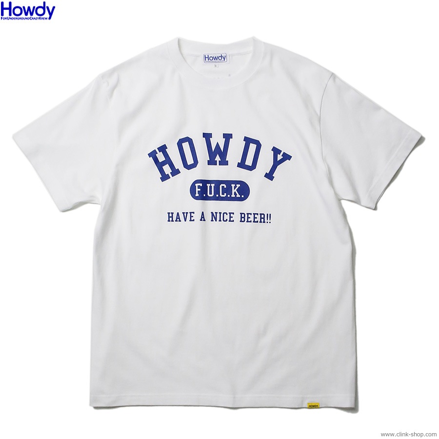Howdy College T (WHITE) [HDW2401-TE02]