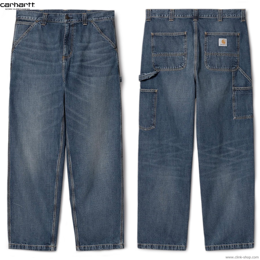 CARHARTT WIP OG SINGLE KNEE PANT (BLUE DARK USED WASH)