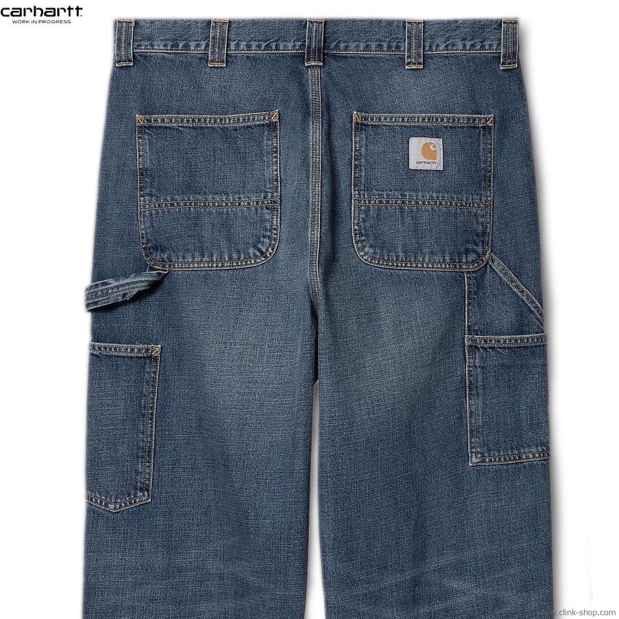 CARHARTT WIP OG SINGLE KNEE PANT (BLUE DARK USED WASH)