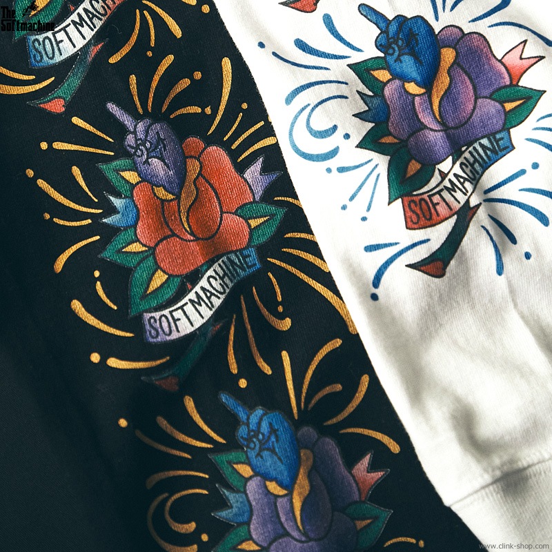 SOFTMACHINE BLOOM ROSES L/S (WHITE)