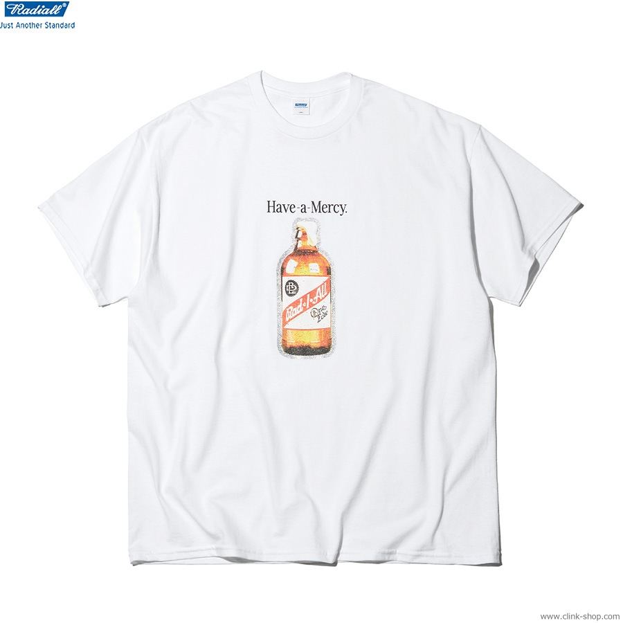 RADIALL BEACH BUM - CREW NECK T-SHIRT S/S (WHITE) [RAD-23SS-TEE007]
