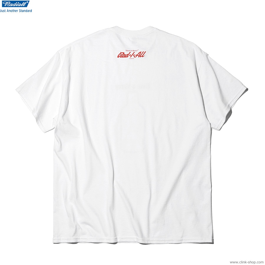 RADIALL BEACH BUM - CREW NECK T-SHIRT S/S (WHITE) [RAD-23SS-TEE007]