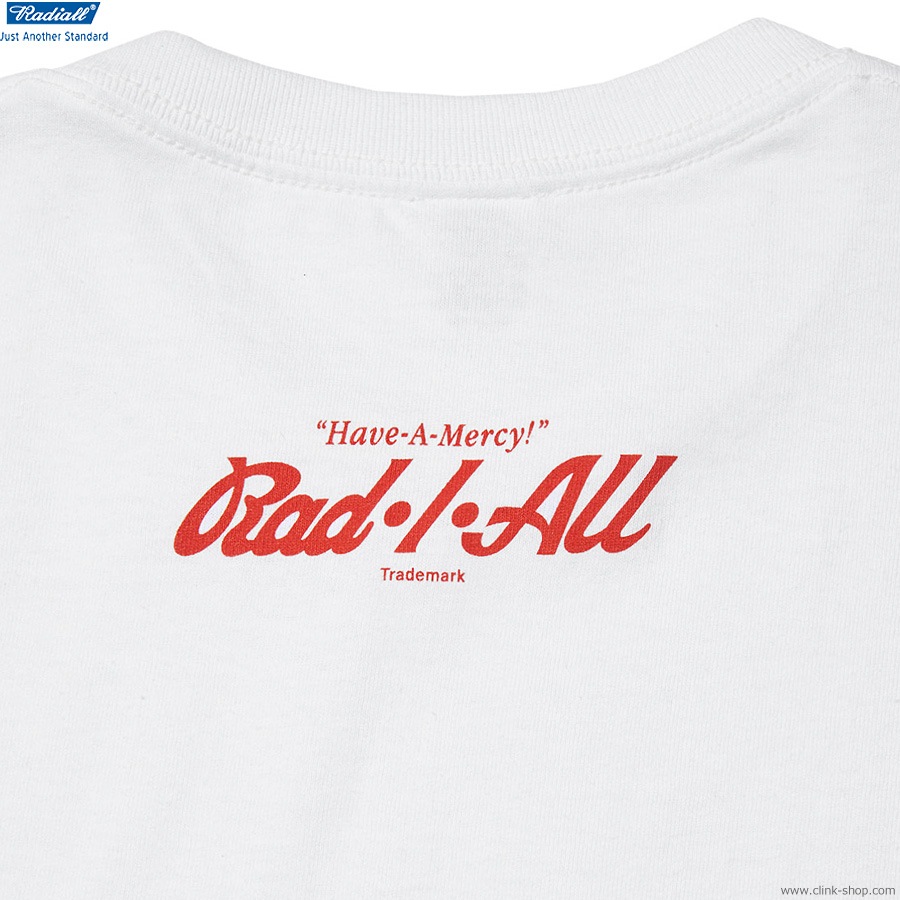 RADIALL BEACH BUM - CREW NECK T-SHIRT S/S (WHITE) [RAD-23SS-TEE007]