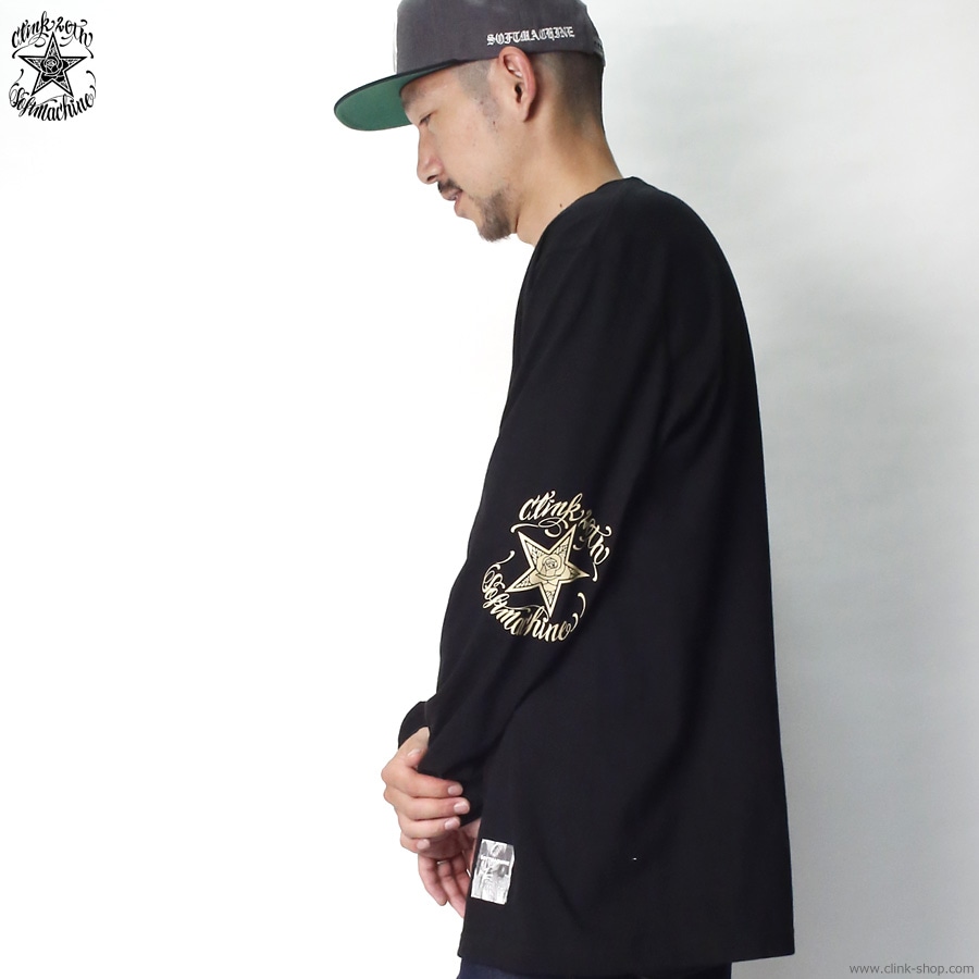 SOFTMACHINE �� CLINK 20TH STAR L/S T (BLACK)