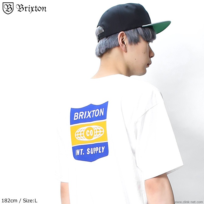 BRIXTON UNITED S/S STANDARD TEE (WHITE)