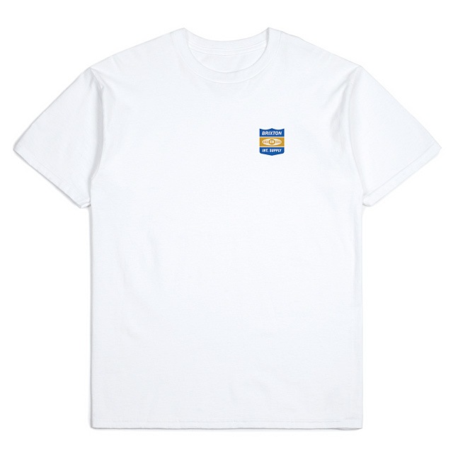 BRIXTON UNITED S/S STANDARD TEE (WHITE)