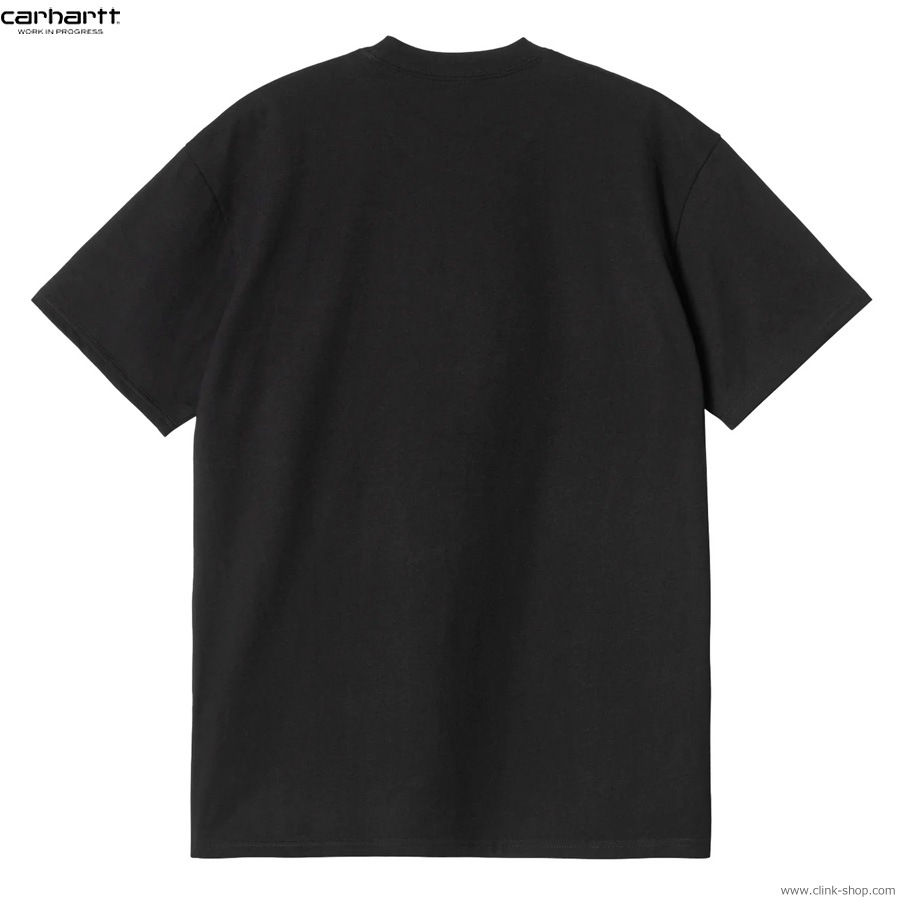 CARHARTT WIP S/S SCRIPT EMBROIDERY T-SHIRT (BLACK)