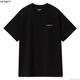 CARHARTT WIP S/S SCRIPT EMBROIDERY T-SHIRT (BLACK)