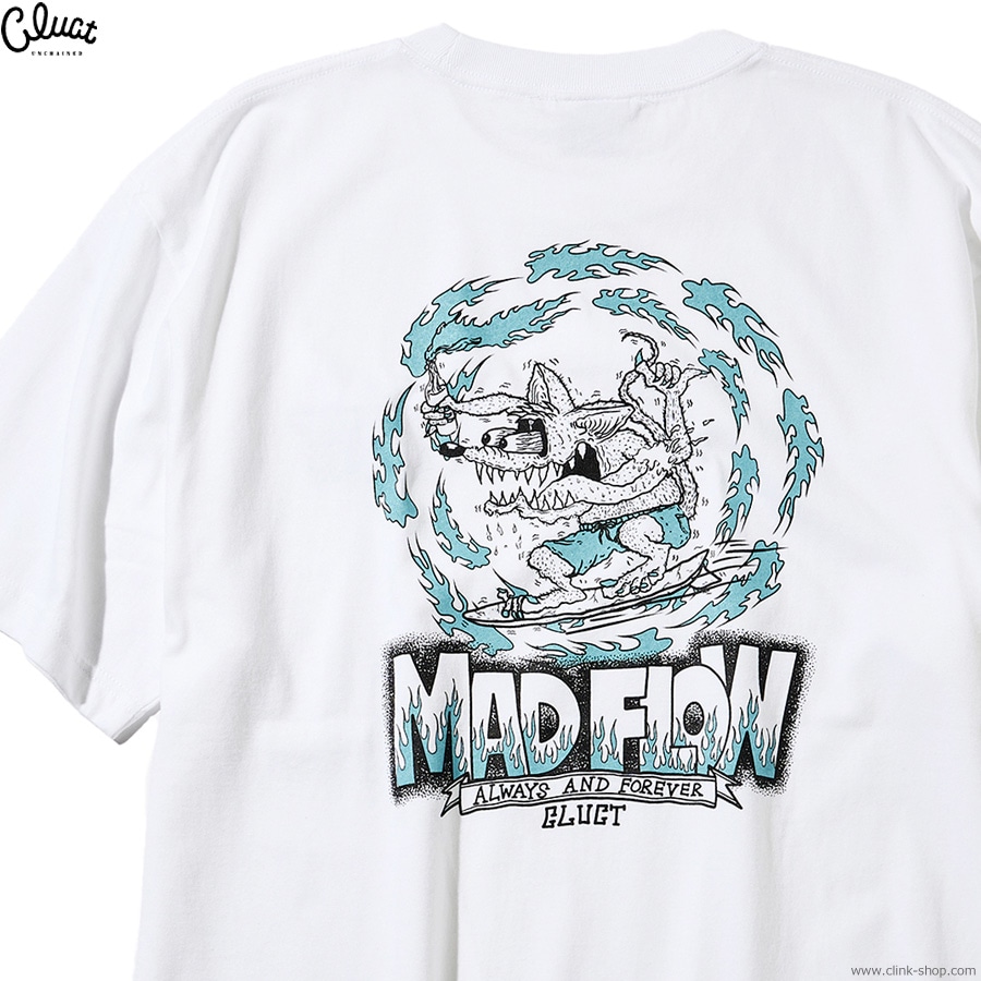 SALE 20��OFF CLUCT MADFLOW [S/S TEE] (WHITE) #05038