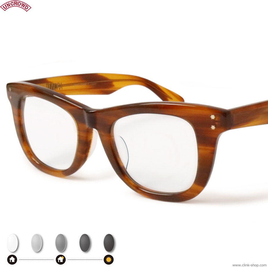 UNCROWD TUNDRA -PHOTOCHROMIC SERIES- (MOCK TORTOISE��GRAYĴ�����) [255-63-056]