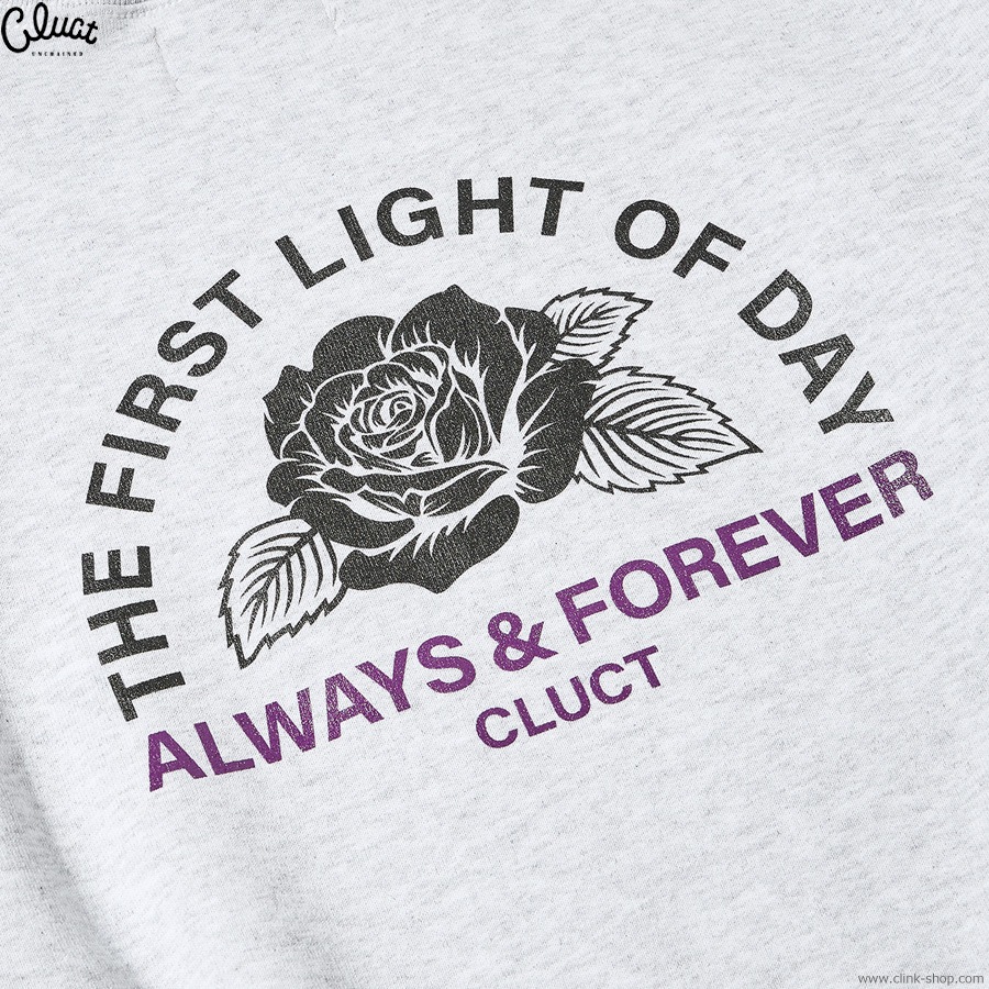 CLUCT ROSE [CREW SWEAT] (ASH) #05051