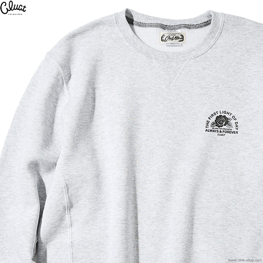 CLUCT ROSE [CREW SWEAT] (ASH) #05051