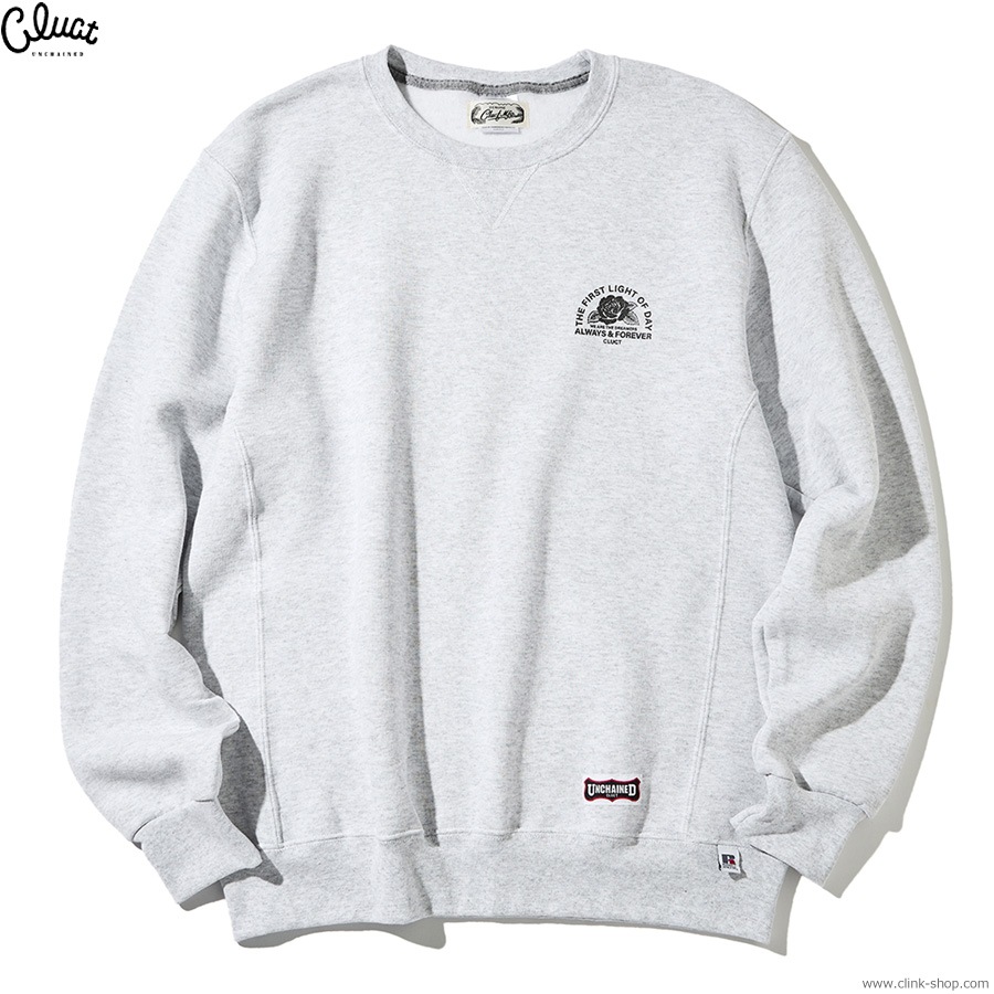 CLUCT ROSE [CREW SWEAT] (ASH) #05051