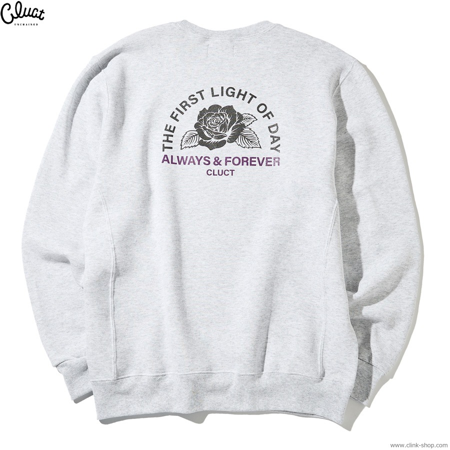 CLUCT ROSE [CREW SWEAT] (ASH) #05051
