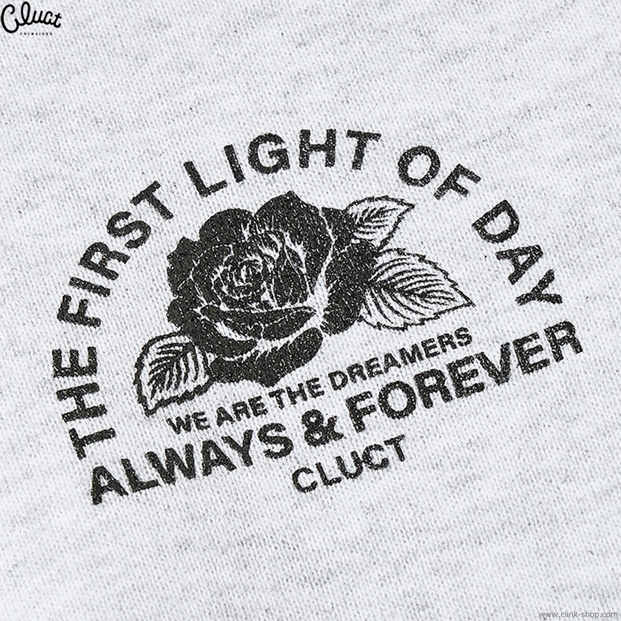 CLUCT ROSE [CREW SWEAT] (ASH) #05051