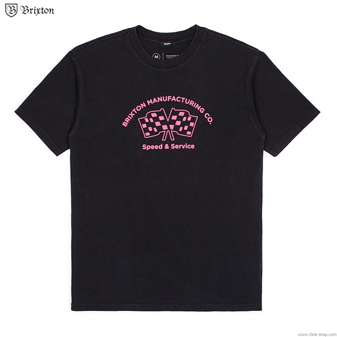 BRIXTON BURNOUT S/S STANDARD TEE (BLACK)