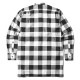 SALE 70��OFF NVM CHECK LONG SH (WHT��BLK) [NVM17A-SH01]