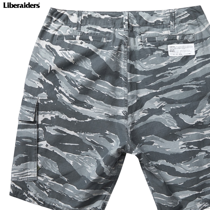 LIBERAIDERS 6 POCKET ARMY SHORTS (CAMO) #75802