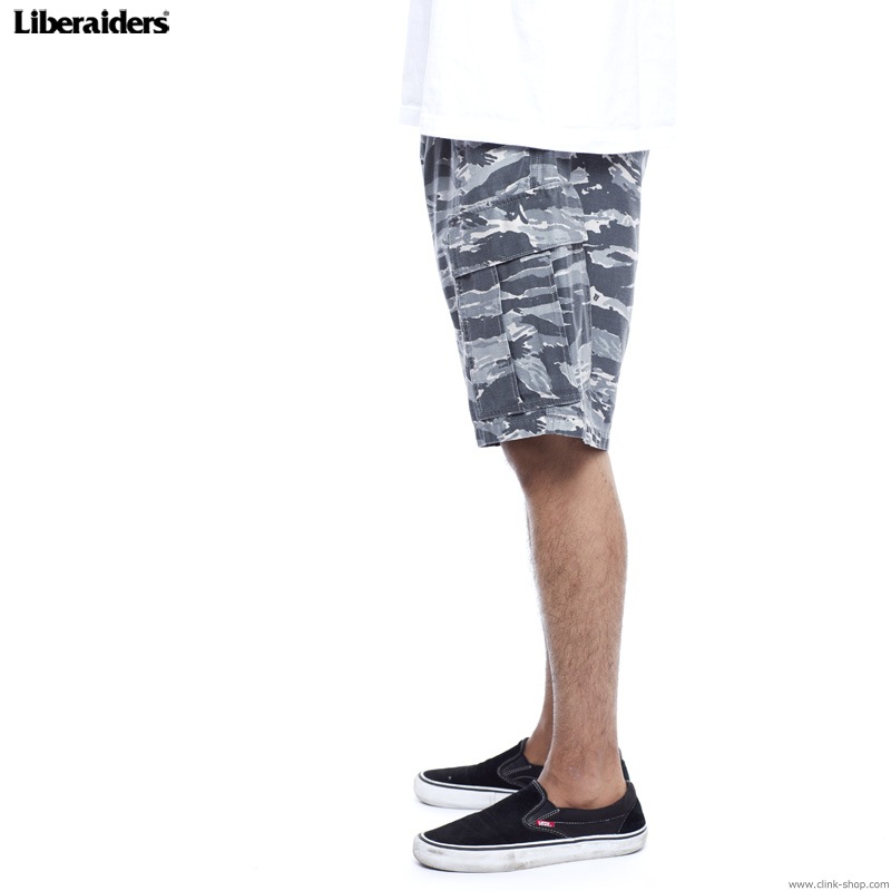 LIBERAIDERS 6 POCKET ARMY SHORTS (CAMO) #75802