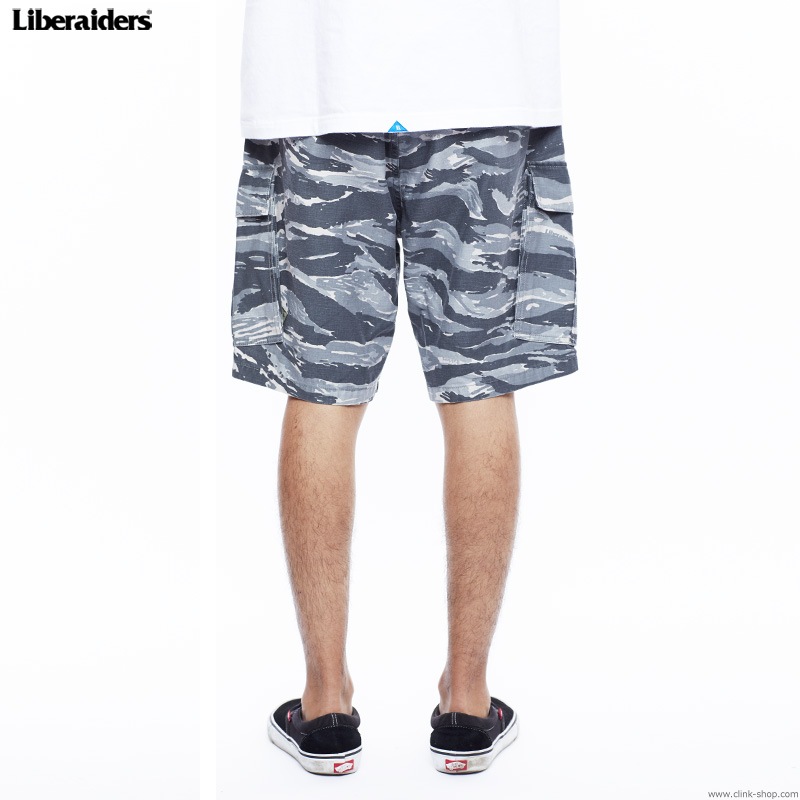 LIBERAIDERS 6 POCKET ARMY SHORTS (CAMO) #75802