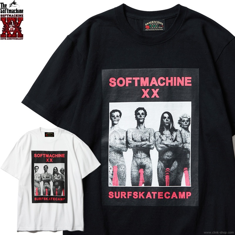 CLINK｜SOFTMACHINE PULL YOUR SOX UP-T [SURFSKATECAMP×SOFTMACHINE