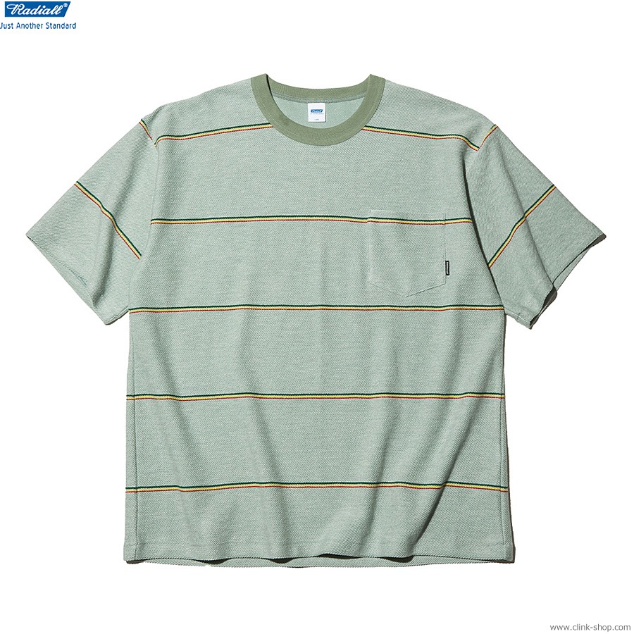 RADIALL EL CAMINO - CREW NECK T-SHIRT S/S (SAGE GREEN) [RAD-23SS-CUT005]
