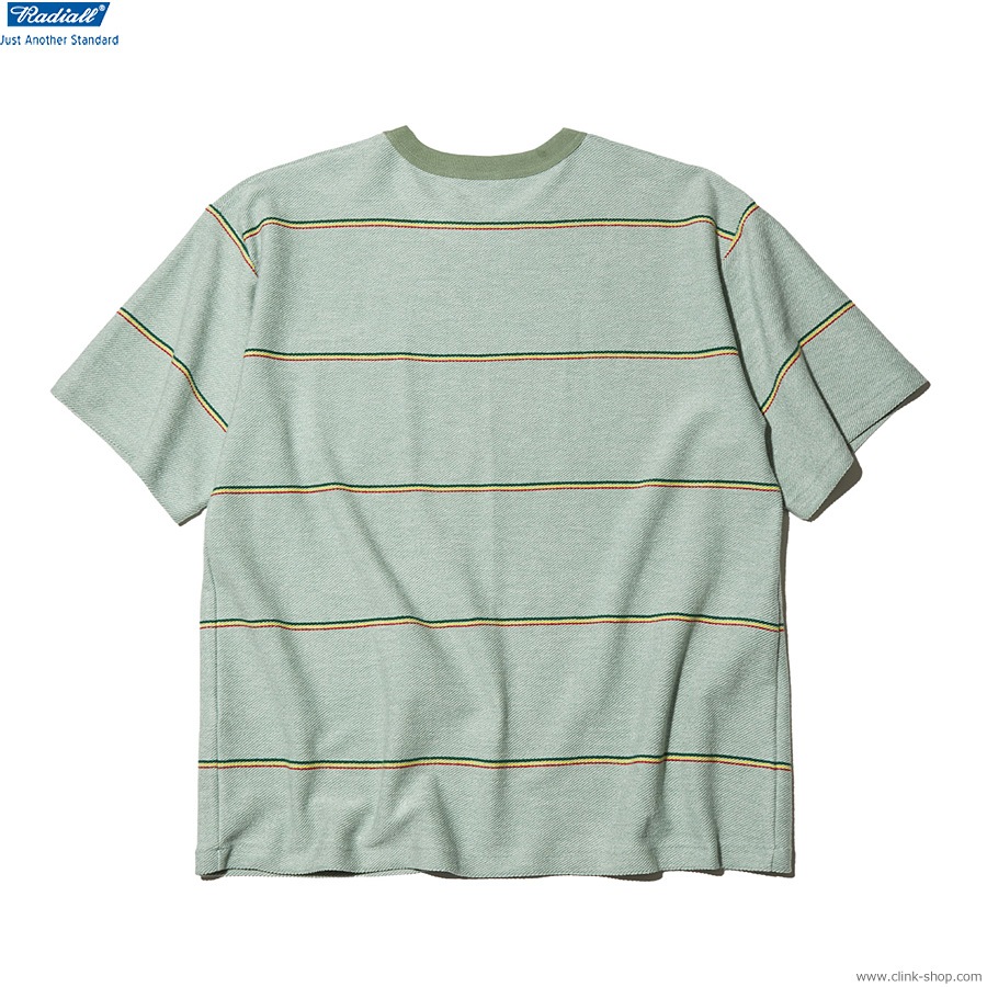 RADIALL EL CAMINO - CREW NECK T-SHIRT S/S (SAGE GREEN) [RAD-23SS-CUT005]