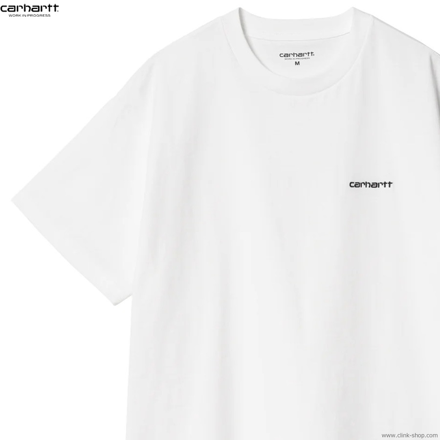 CARHARTT WIP S/S SCRIPT EMBROIDERY T-SHIRT (WHITE)