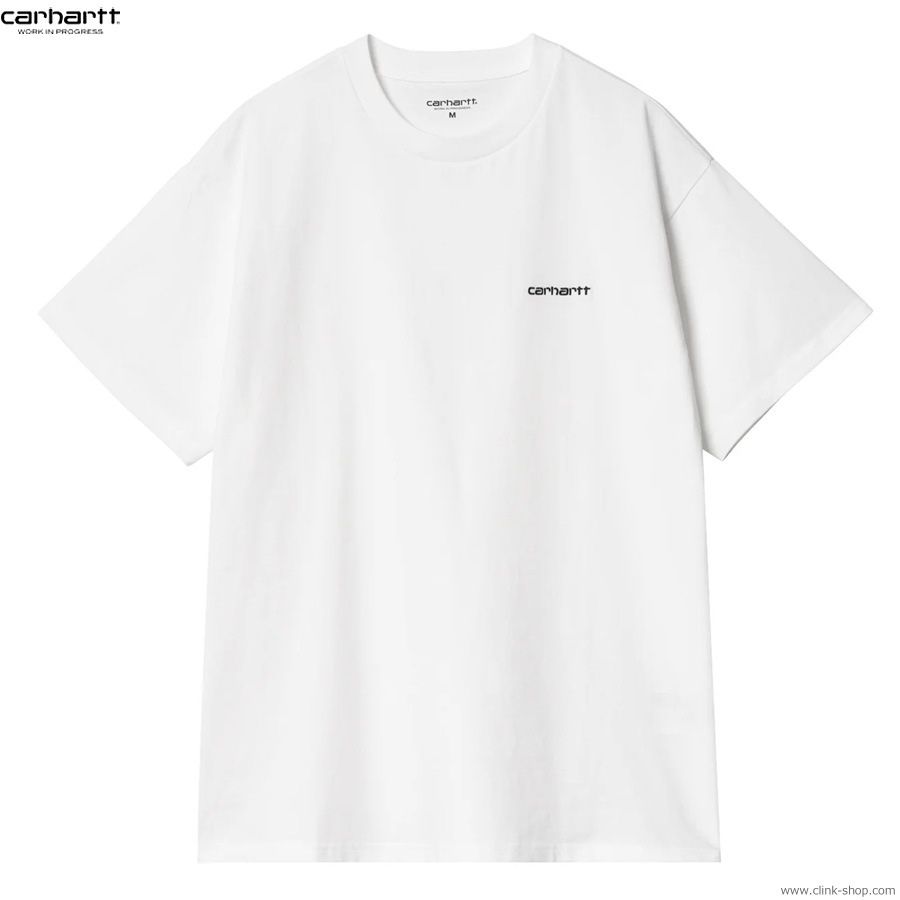 CARHARTT WIP S/S SCRIPT EMBROIDERY T-SHIRT (WHITE)