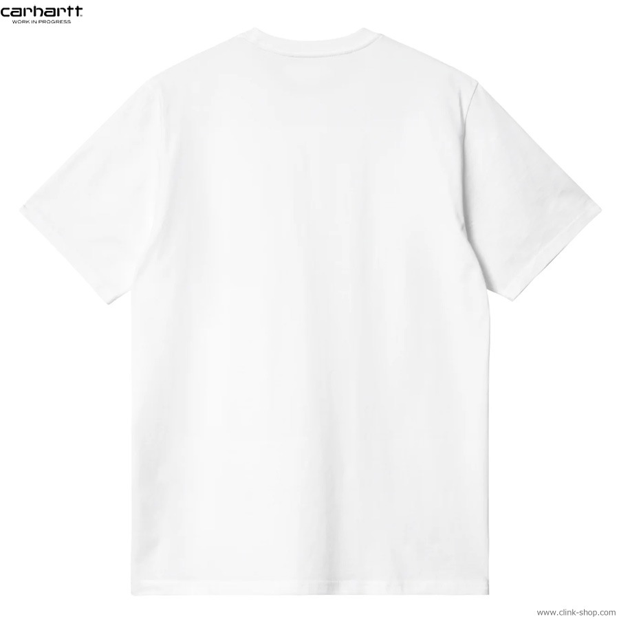 CARHARTT WIP S/S SCRIPT EMBROIDERY T-SHIRT (WHITE)