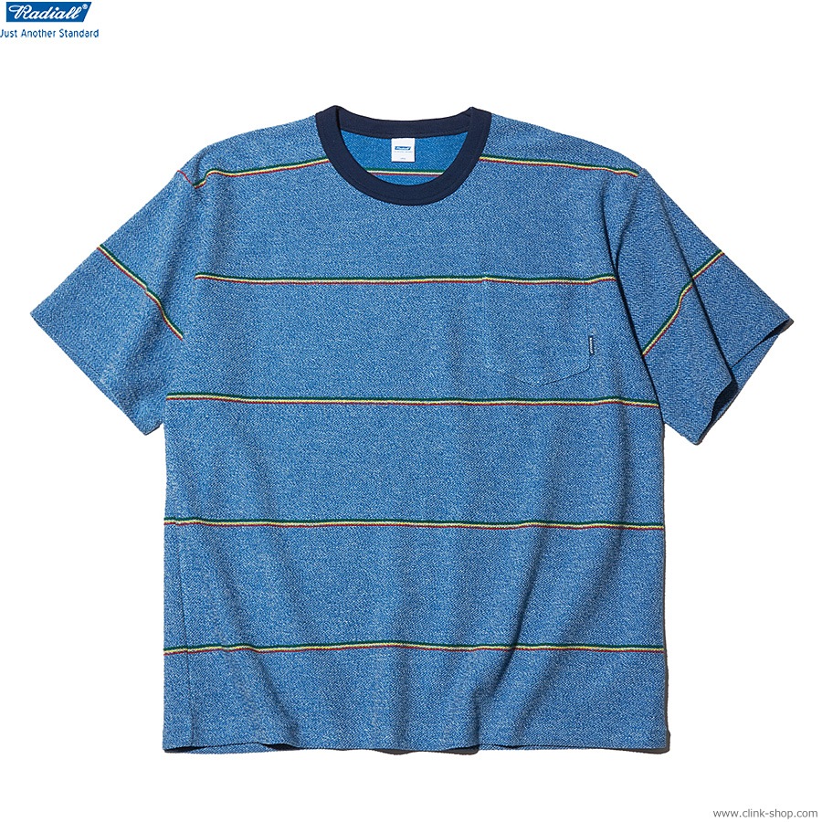 CLINK｜RADIALL EL CAMINO - CREW NECK T-SHIRT S/S (BLUE) [RAD-23SS
