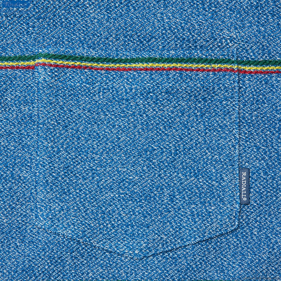 RADIALL EL CAMINO - CREW NECK T-SHIRT S/S (BLUE) [RAD-23SS-CUT005]