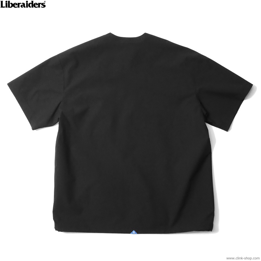 LIBERAIDERS 4WAY STRETCH POCKET TEE (BLACK) #70602