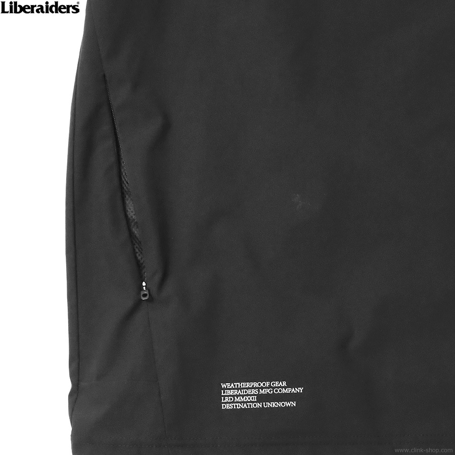 LIBERAIDERS 4WAY STRETCH POCKET TEE (BLACK) #70602